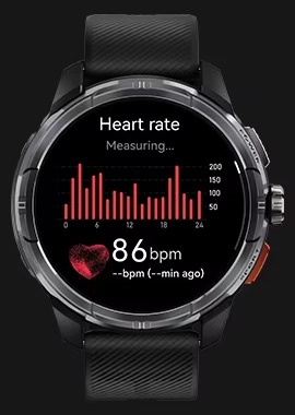 Haylou Solar Ultra Heart rate monitoring screen