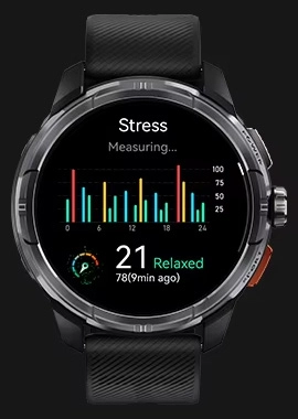 Haylou Solar Ultra Stress monitoring screen