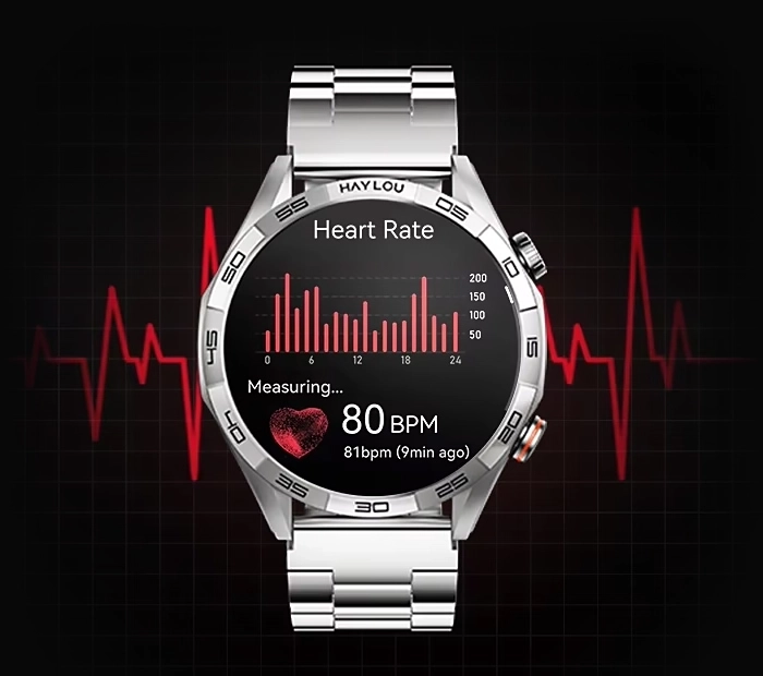 Haylou Solar 5 Heart Rate screen