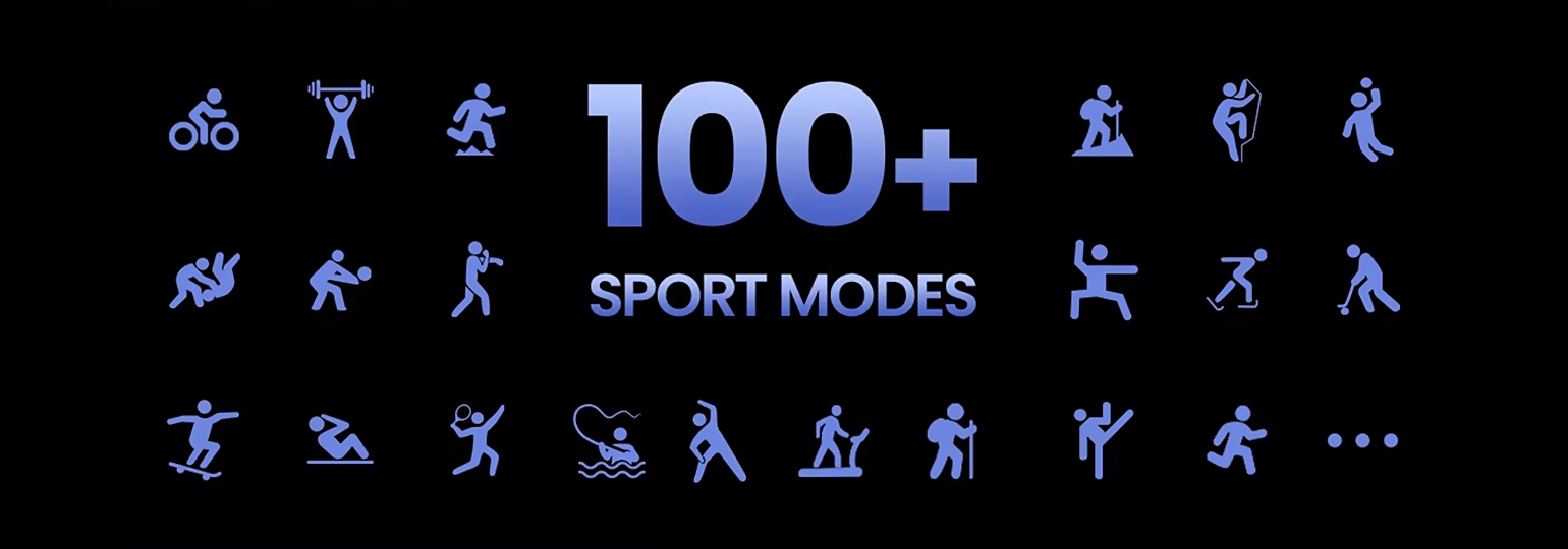 Haylou Solar 5 Sport mode icons