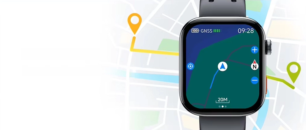 HAYLOU Watch Hyper offline map navigation
