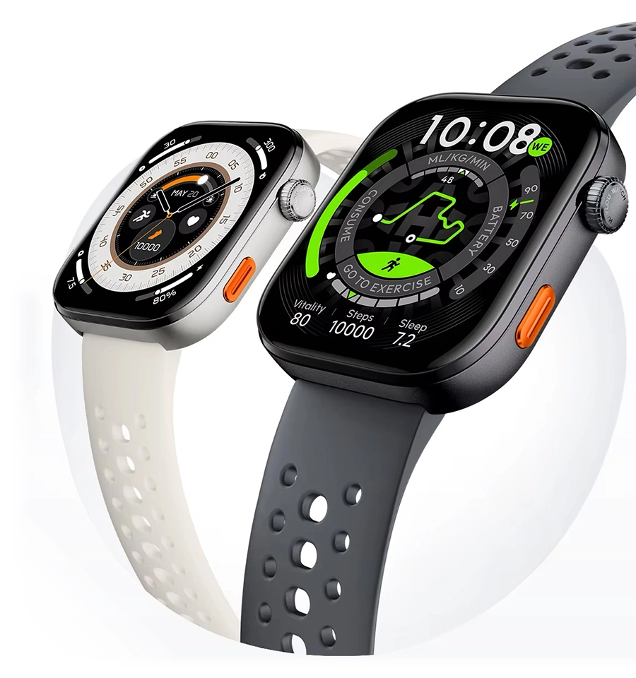 HAYLOU Watch Hyper black and silver models