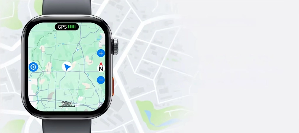 HAYLOU Watch Hyper map display