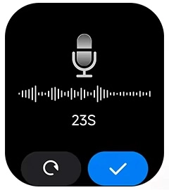 HAYLOU Watch Hyper voice-to-text reply