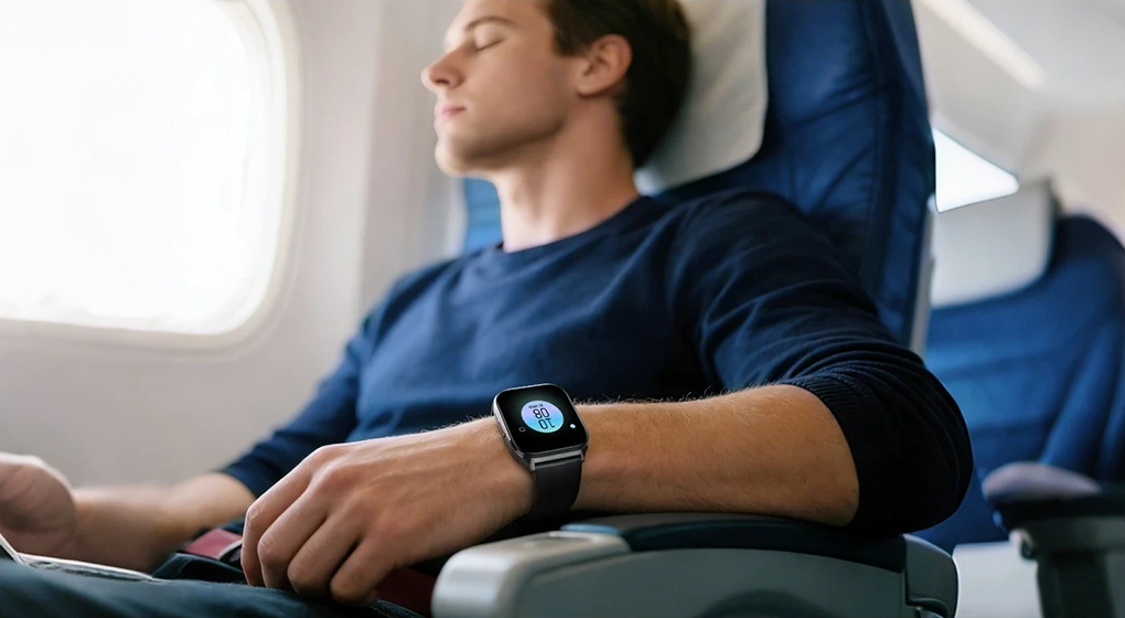 Man wearing HAYLOU Watch 3