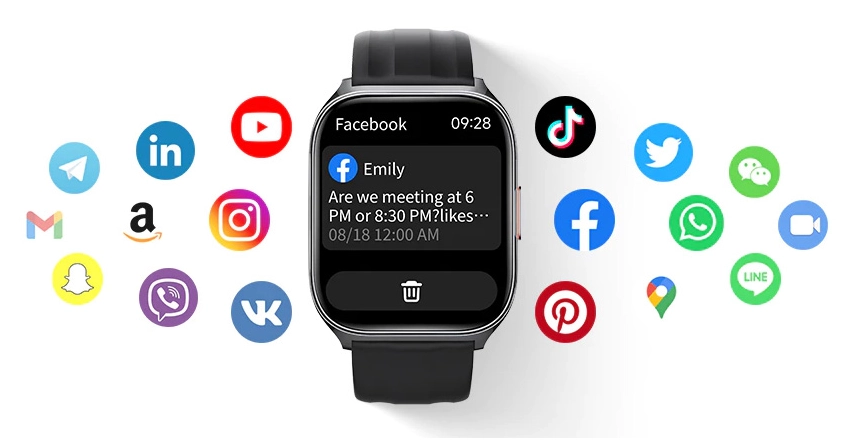 HAYLOU Watch 3 app notifications