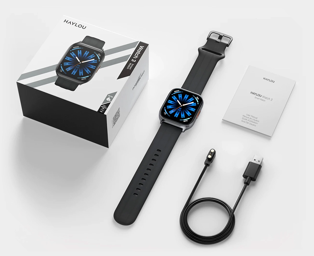 HAYLOU Watch 3 package contents