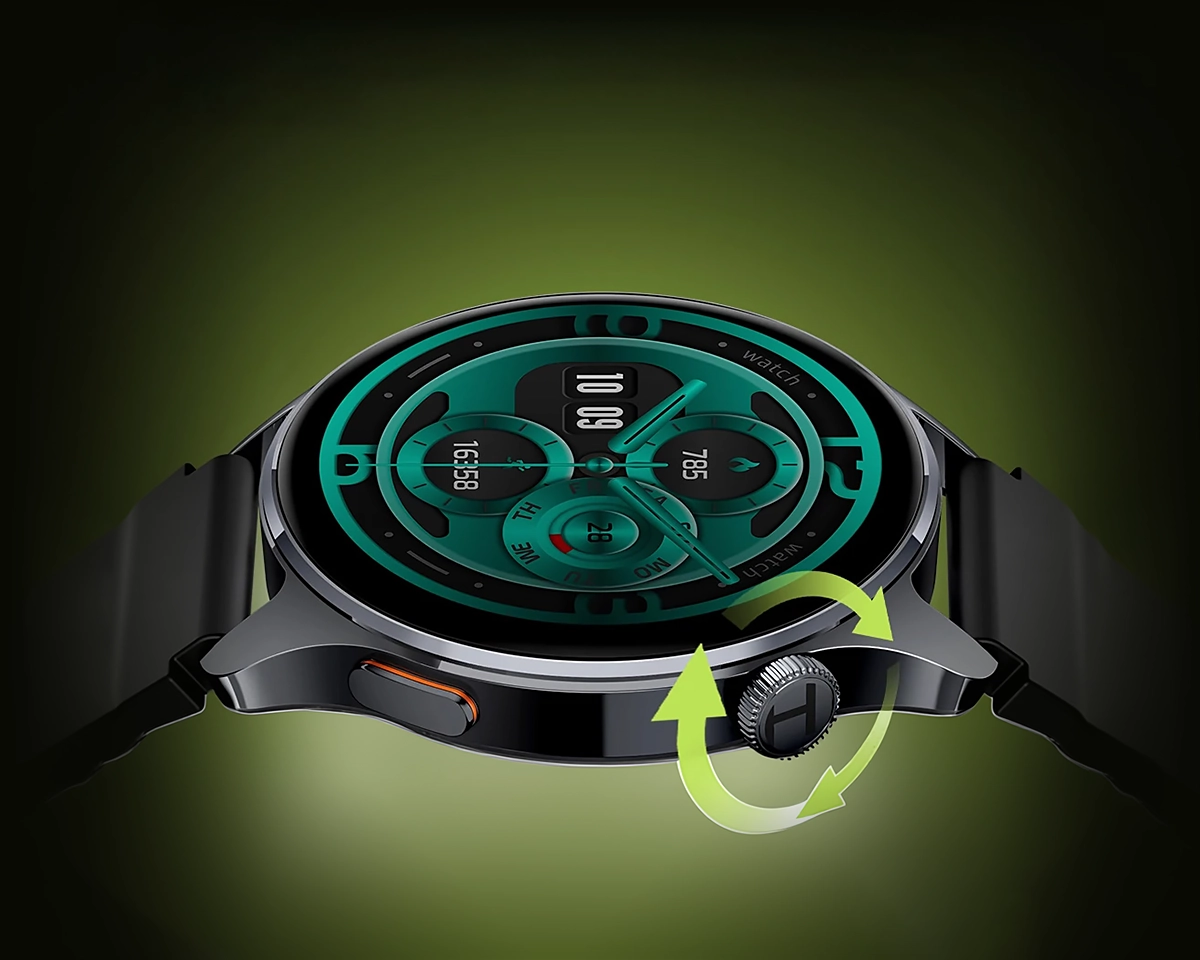 Haylou Watch 4S with rotating crown