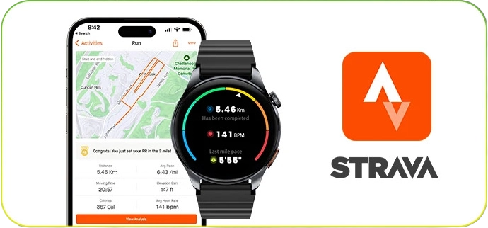 Haylou Watch 4S with Strava integration