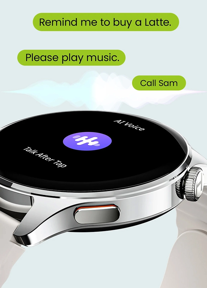 Haylou Watch 4S with AI voice assistant commands