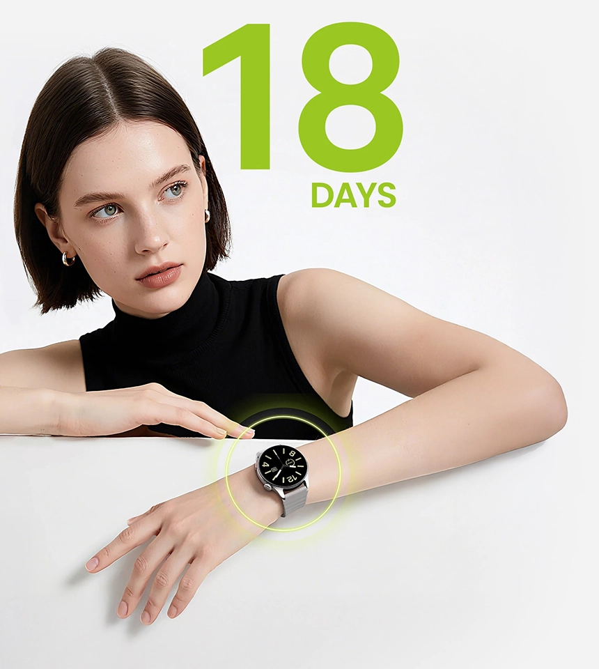 Haylou Watch 4S with up to 18 days battery life