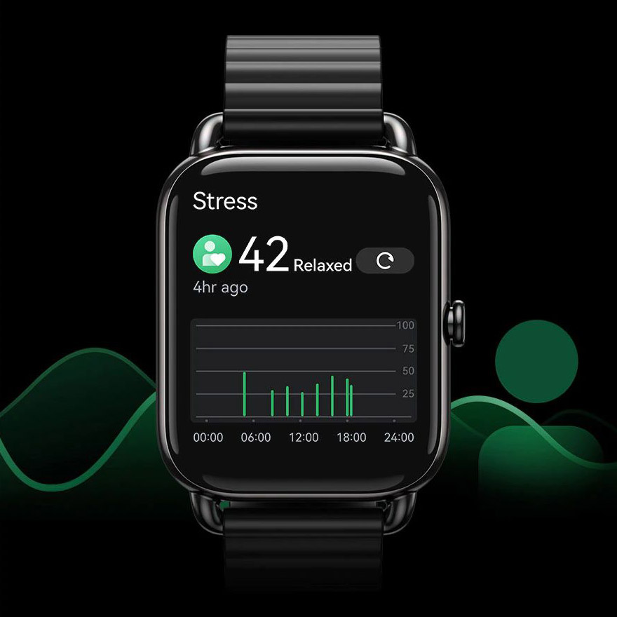 Haylou RS4 Plus Stress Monitoring screen