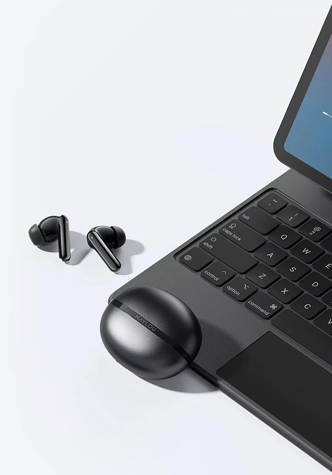 Conexão com dois dispositivos do HAYLOU Flowbuds N50