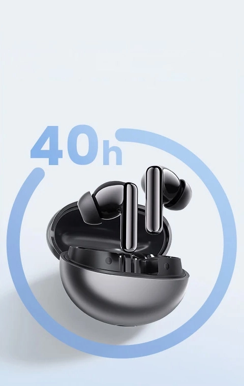 Bateria de até 40 horas HAYLOU Flowbuds N55