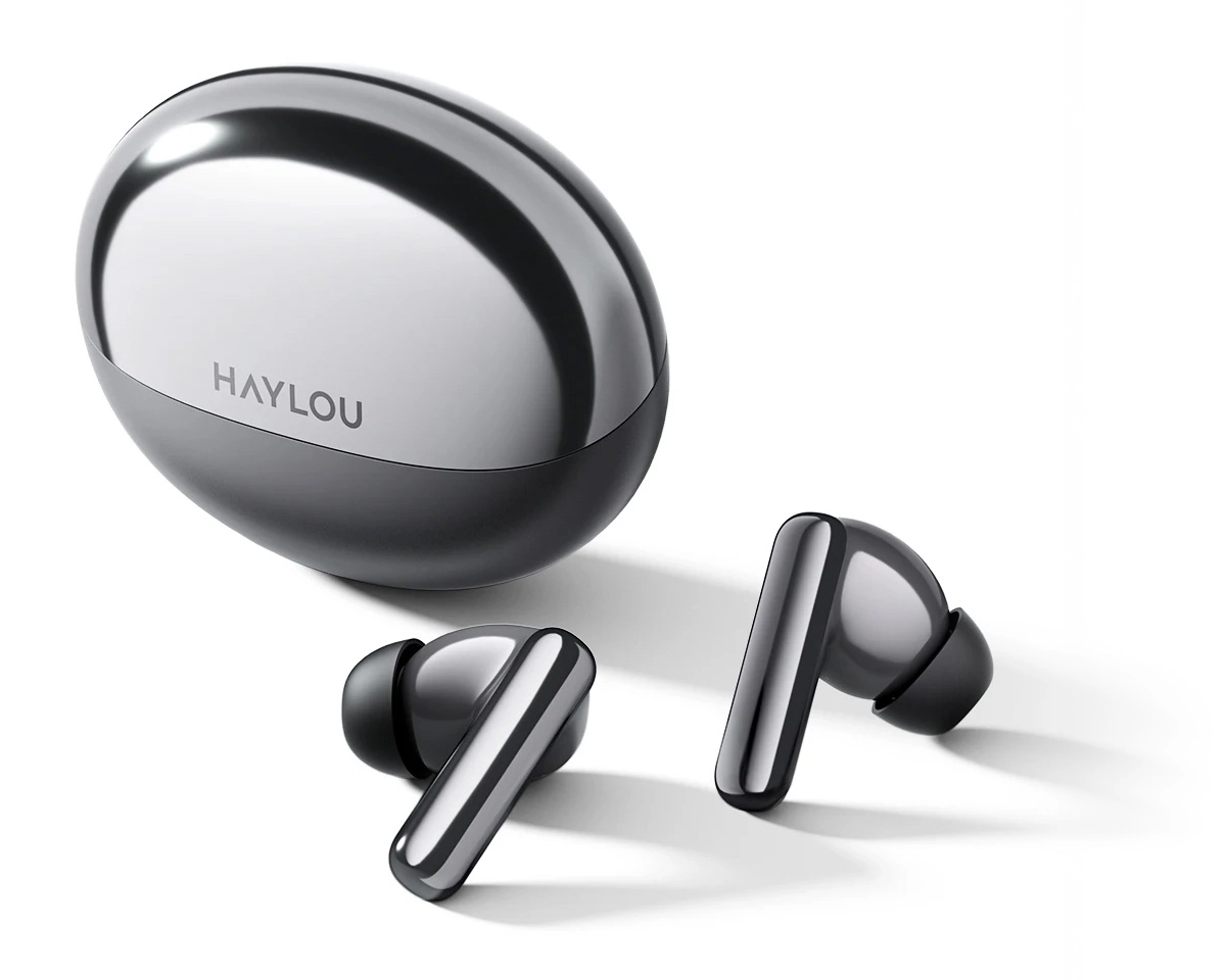 Fones de ouvido HAYLOU Flowbuds N55 com estojo em formato de seixo