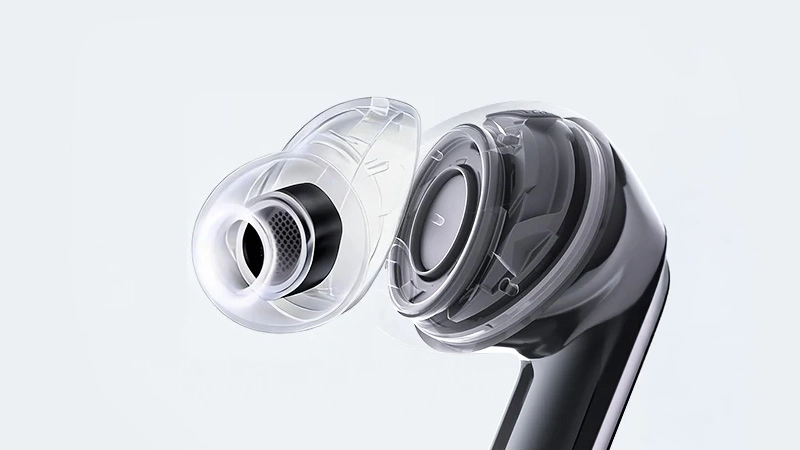 Estrutura acústica interna HAYLOU Flowbuds N55