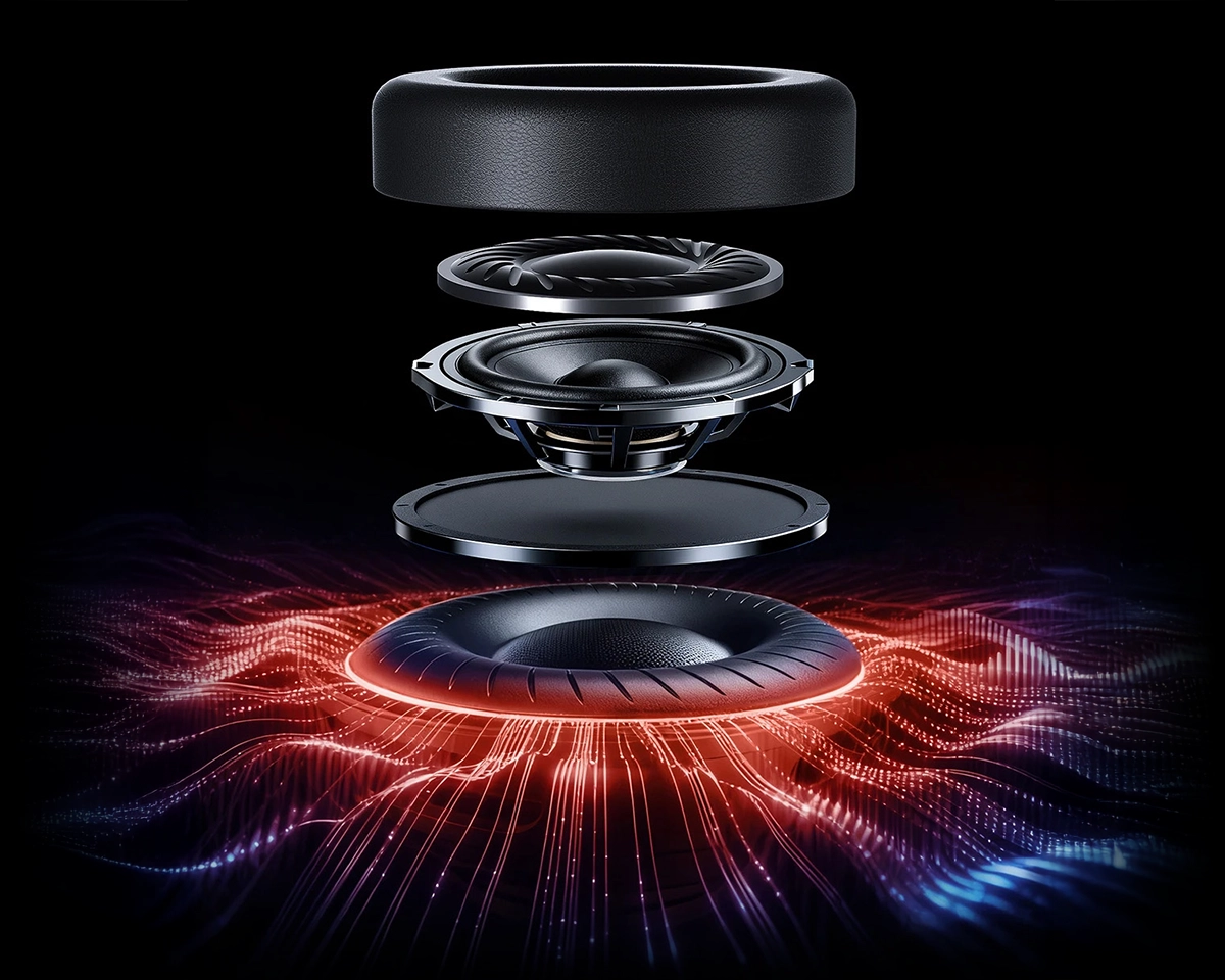 Drivers HAYLOU HexStorm G1 de 50 mm