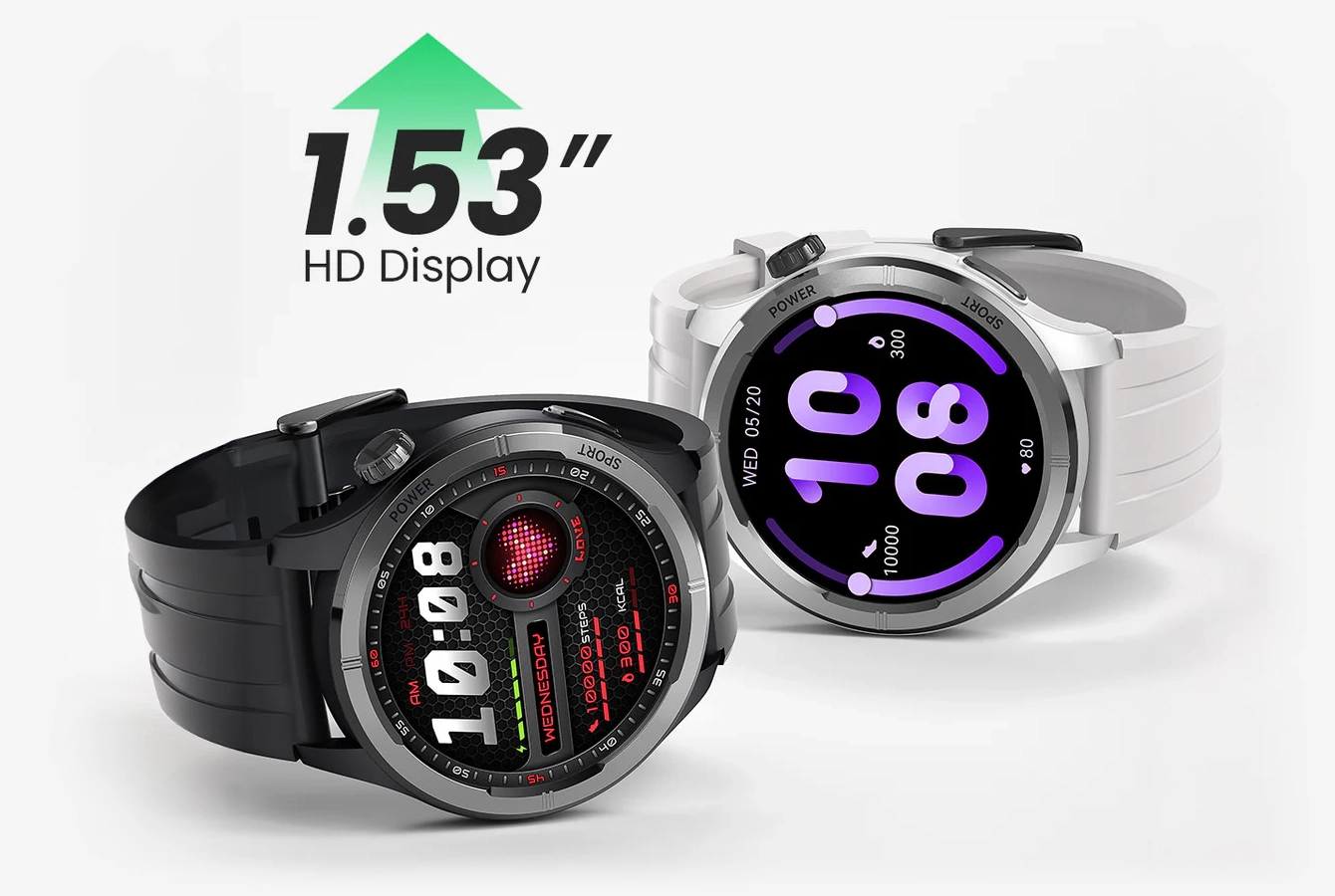 Dois smartwatches Haylou Solar Neo