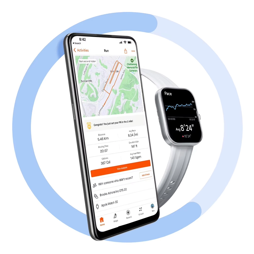 Haylou Watch Faro com Strava