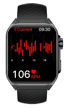 Haylou Watch S8 Ecrã de monitorização do ritmo cardíaco