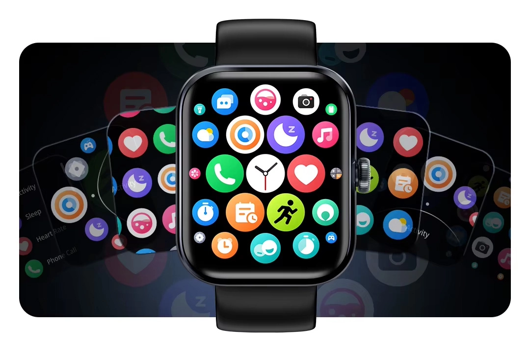 Modos de visualização do HAYLOU Watch 4